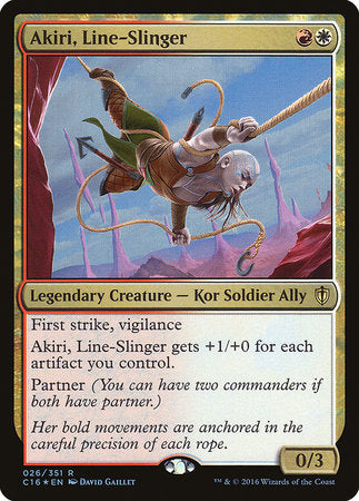 Akiri, Line-Slinger [Commander 2016] | Eastridge Sports Cards & Games