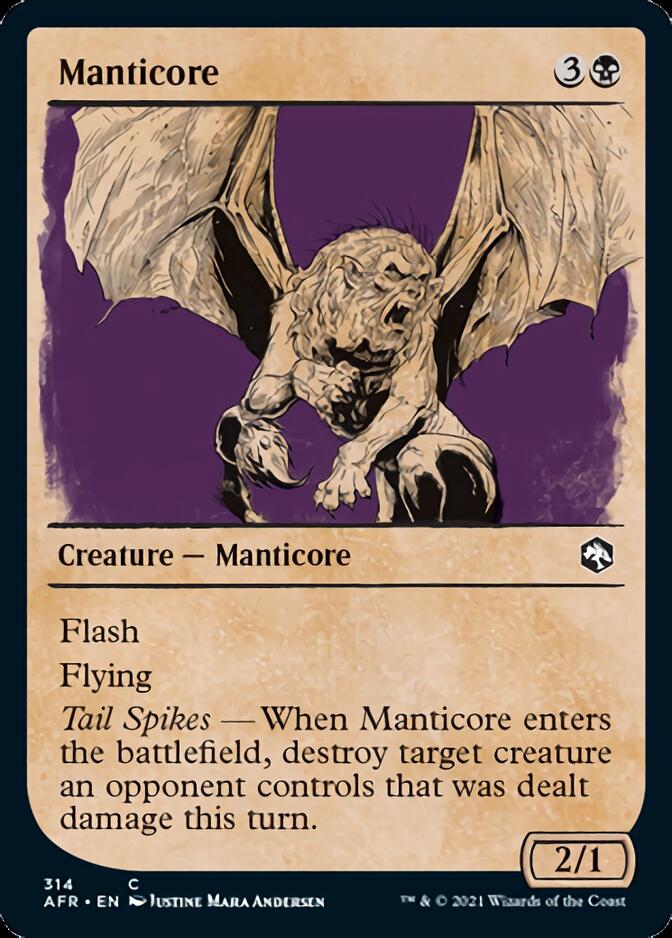 Manticore (Showcase) [Dungeons & Dragons: Adventures in the Forgotten Realms] | Eastridge Sports Cards & Games