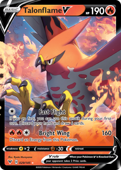 Talonflame V (029/185) [Sword & Shield: Vivid Voltage] | Eastridge Sports Cards & Games