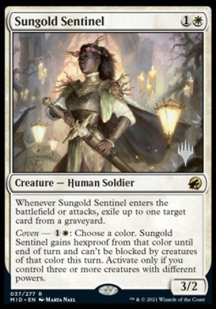 Sungold Sentinel (Promo Pack) [Innistrad: Midnight Hunt Promos] | Eastridge Sports Cards & Games