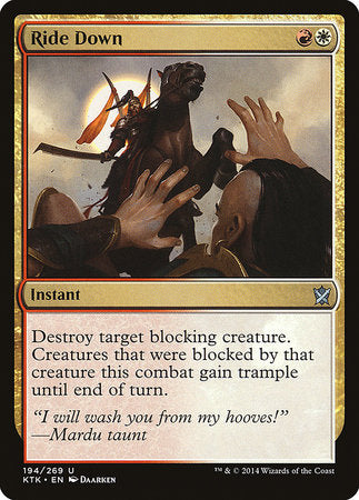 Ride Down [Khans of Tarkir] | Eastridge Sports Cards & Games