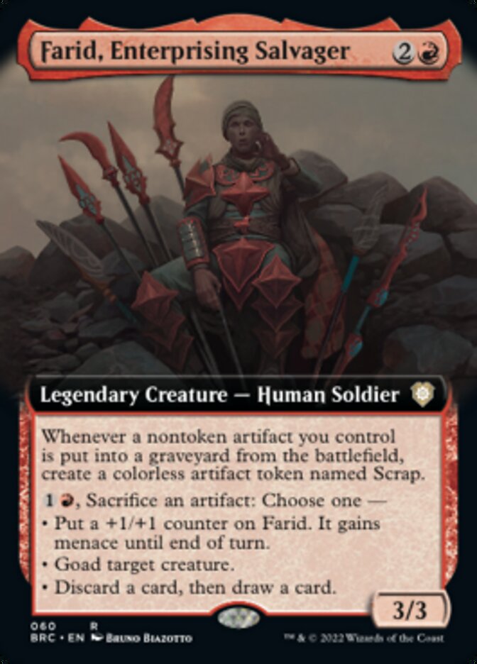 Farid, Enterprising Salvager (Extended Art) [The Brothers' War Commander] | Eastridge Sports Cards & Games