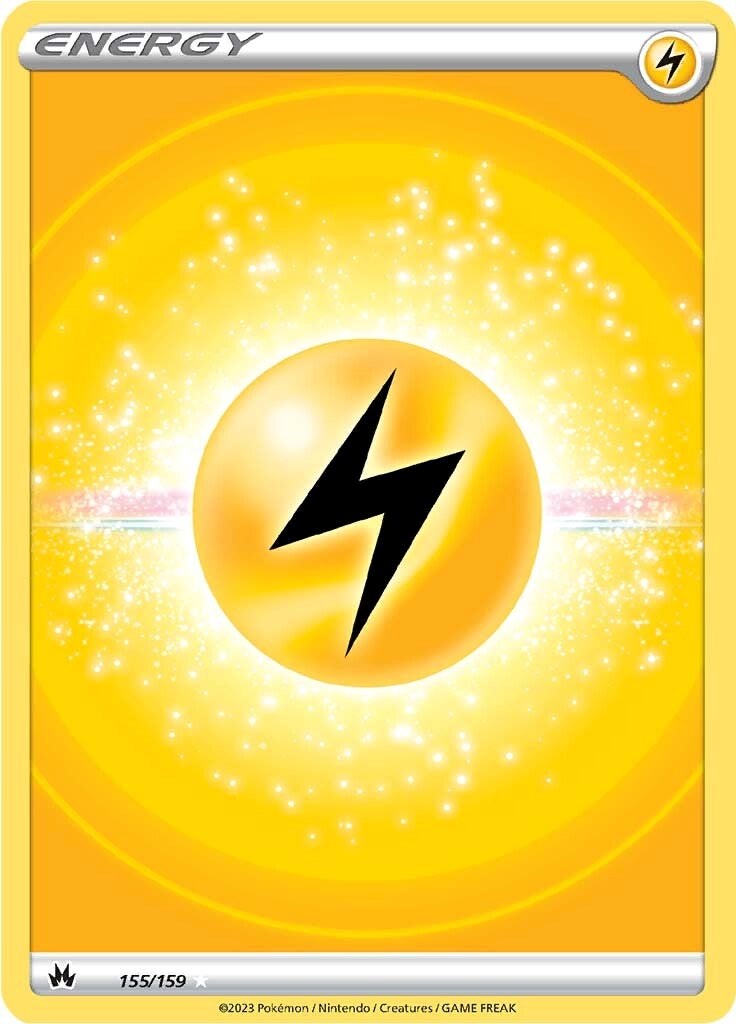 Lightning Energy (155/159) (Texture Full Art) [Sword & Shield: Crown Zenith] | Eastridge Sports Cards & Games