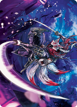 Blade-Blizzard Kitsune Art Card [Kamigawa: Neon Dynasty Art Series] | Eastridge Sports Cards & Games