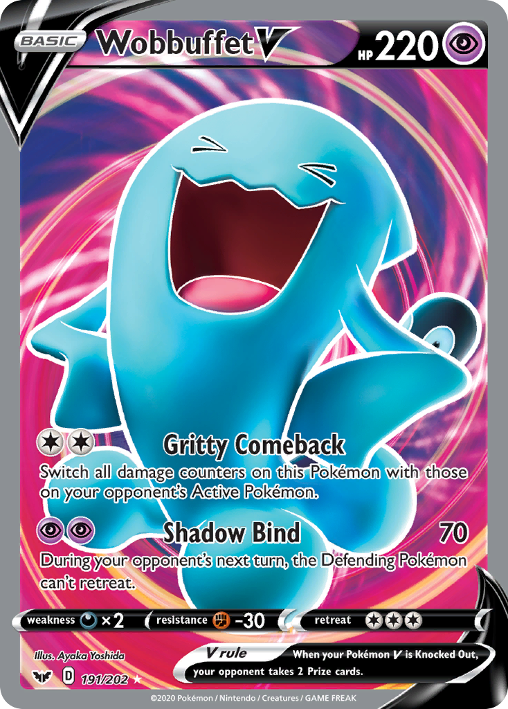 Wobbuffet V (191/202) [Sword & Shield: Base Set] | Eastridge Sports Cards & Games