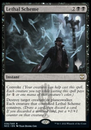 Lethal Scheme (Promo Pack) [Streets of New Capenna Commander Promos] | Eastridge Sports Cards & Games