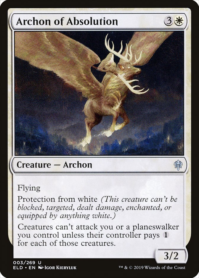 Archon of Absolution [Throne of Eldraine] | Eastridge Sports Cards & Games