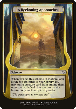 A Reckoning Approaches (Archenemy: Nicol Bolas) [Archenemy: Nicol Bolas Schemes] | Eastridge Sports Cards & Games