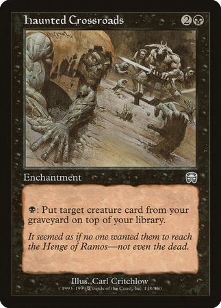 Haunted Crossroads [Mercadian Masques] | Eastridge Sports Cards & Games
