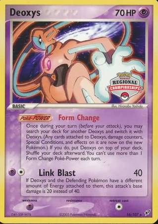 Deoxys (16/107) (Championship Promo) [EX: Deoxys] | Eastridge Sports Cards & Games