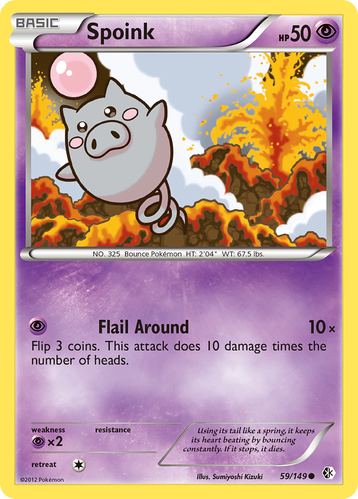 Spoink (59/149) [Black & White: Boundaries Crossed] | Eastridge Sports Cards & Games