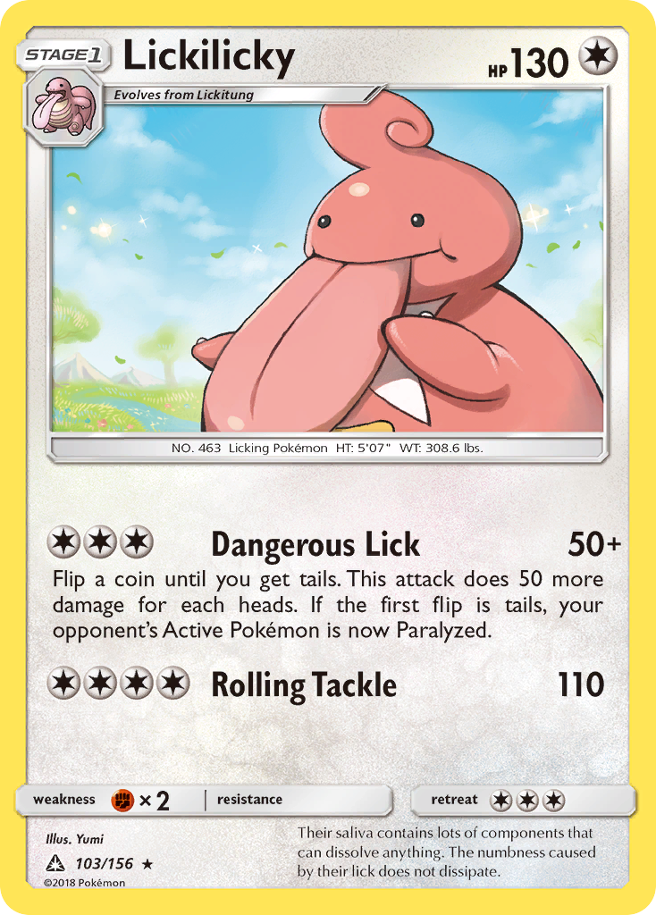 Lickilicky (103/156) [Sun & Moon: Ultra Prism] | Eastridge Sports Cards & Games