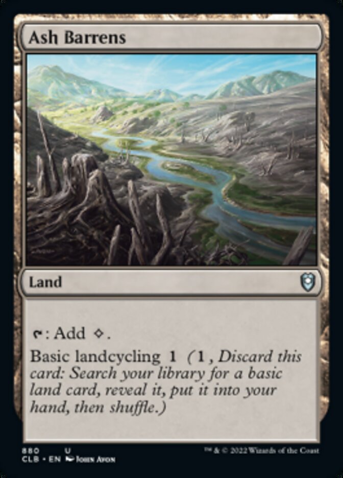 Ash Barrens [Commander Legends: Battle for Baldur's Gate] | Eastridge Sports Cards & Games