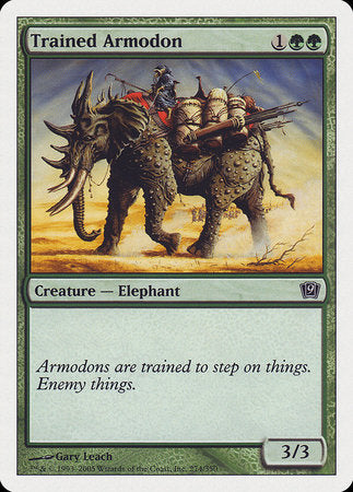 Trained Armodon [Ninth Edition] | Eastridge Sports Cards & Games