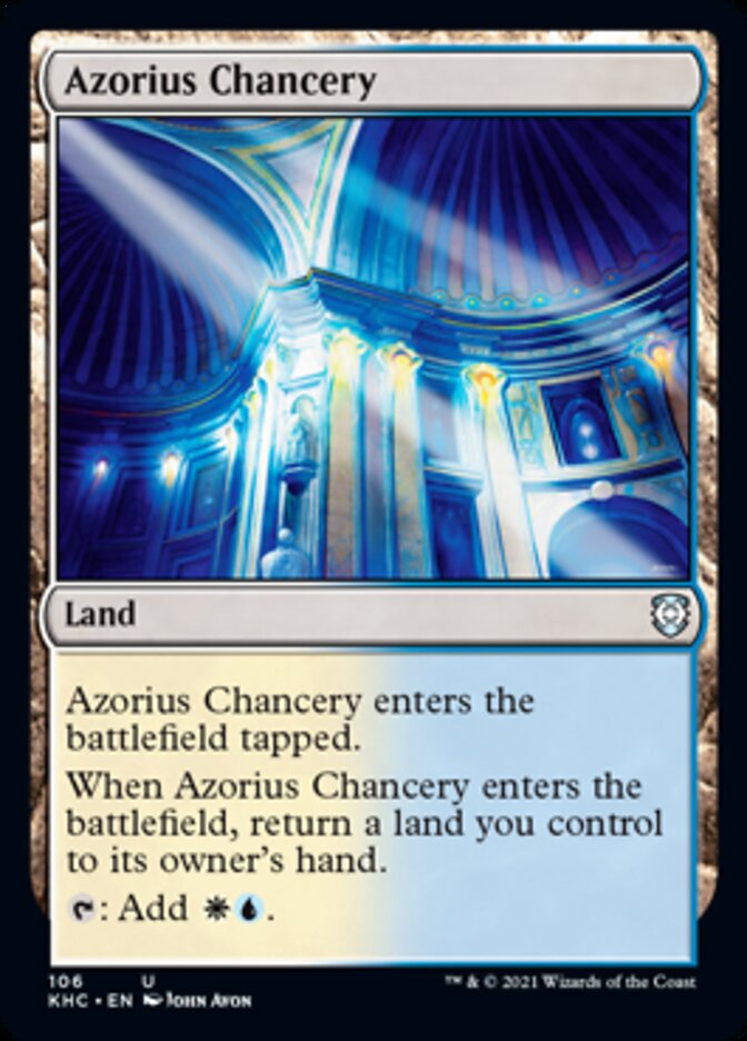 Azorius Chancery [Kaldheim Commander] | Eastridge Sports Cards & Games