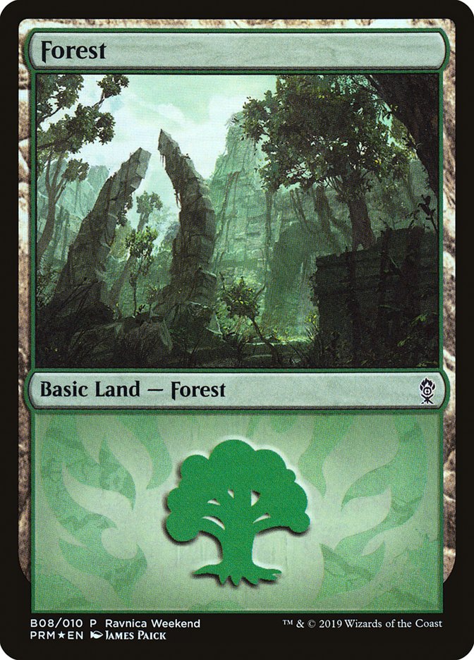 Forest (B08) [Ravnica Allegiance Guild Kit] | Eastridge Sports Cards & Games