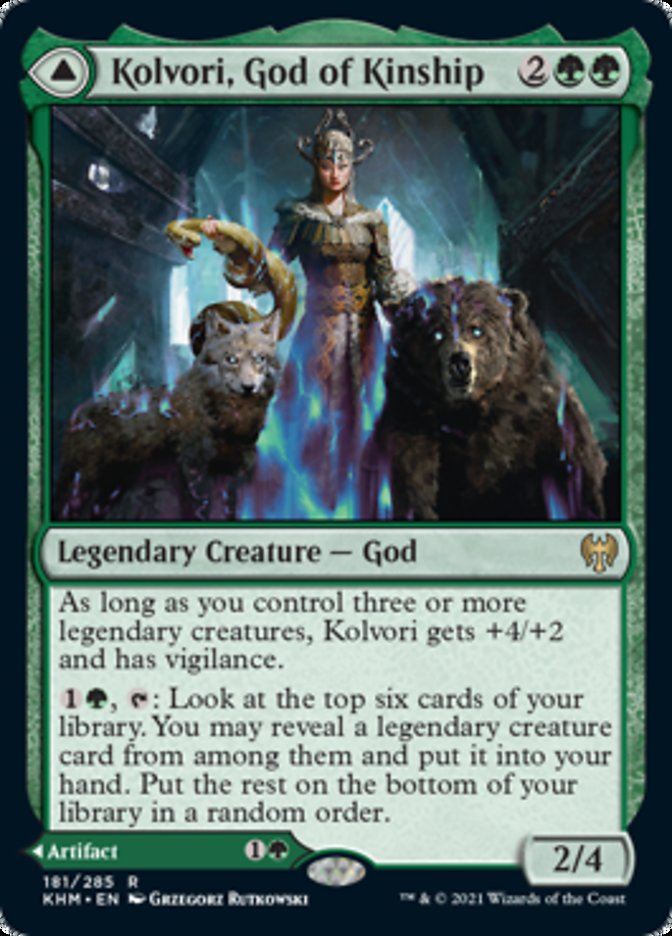 Kolvori, God of Kinship // The Ringhart Crest [Kaldheim] | Eastridge Sports Cards & Games