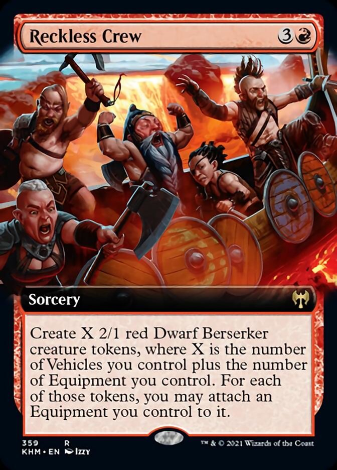 Reckless Crew (Extended Art) [Kaldheim] | Eastridge Sports Cards & Games