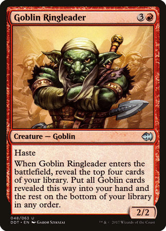 Goblin Ringleader [Duel Decks: Merfolk vs. Goblins] | Eastridge Sports Cards & Games