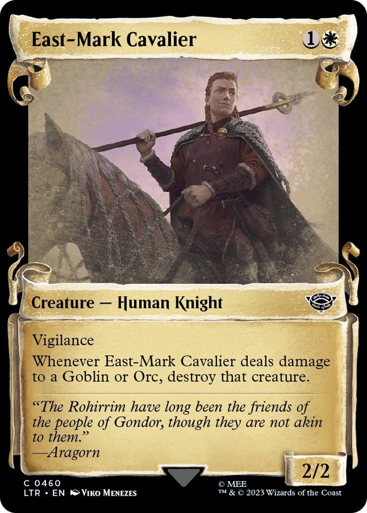 East-Mark Cavalier [The Lord of the Rings: Tales of Middle-Earth Showcase Scrolls] | Eastridge Sports Cards & Games