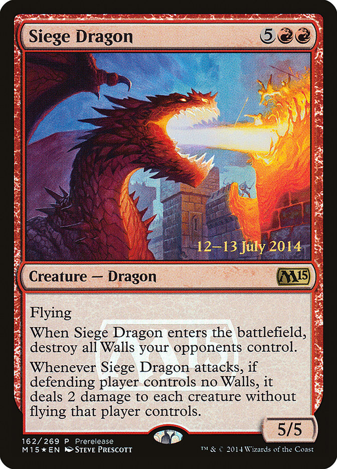 Siege Dragon [Magic 2015 Promos] | Eastridge Sports Cards & Games