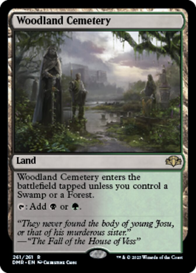 Woodland Cemetery [Dominaria Remastered] | Eastridge Sports Cards & Games