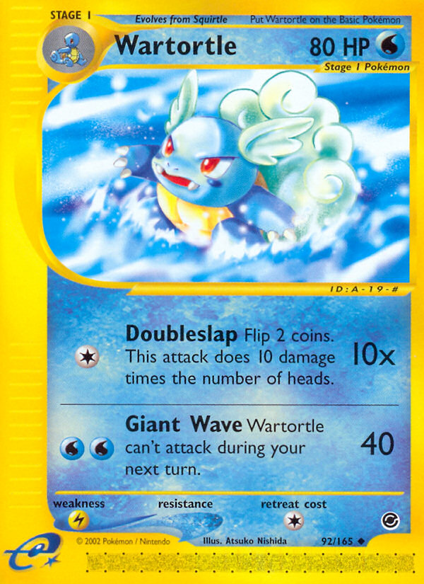 Wartortle (92/165) [Expedition: Base Set] | Eastridge Sports Cards & Games