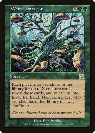 Weird Harvest [Onslaught] | Eastridge Sports Cards & Games