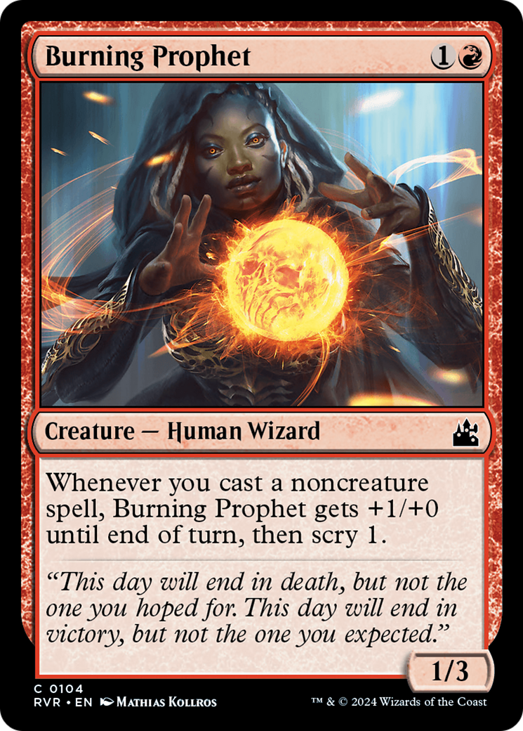 Burning Prophet [Ravnica Remastered] | Eastridge Sports Cards & Games