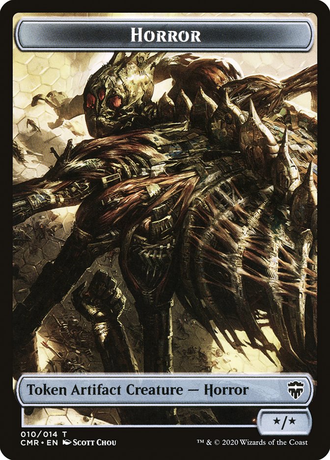 Copy (013) // Horror Token [Commander Legends Tokens] | Eastridge Sports Cards & Games