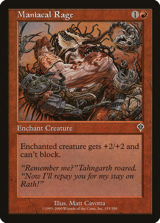 Maniacal Rage [Invasion] | Eastridge Sports Cards & Games