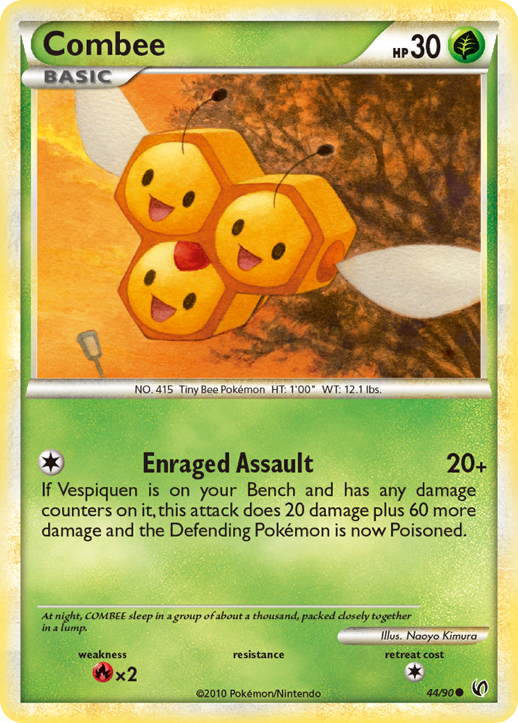 Combee (44/90) [HeartGold & SoulSilver: Undaunted] | Eastridge Sports Cards & Games