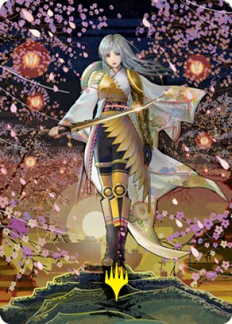 The Wandering Emperor 2 Art Card (Gold-Stamped Signature) [Kamigawa: Neon Dynasty Art Series] | Eastridge Sports Cards & Games