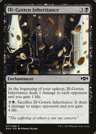 Ill-Gotten Inheritance [Ravnica Allegiance] | Eastridge Sports Cards & Games
