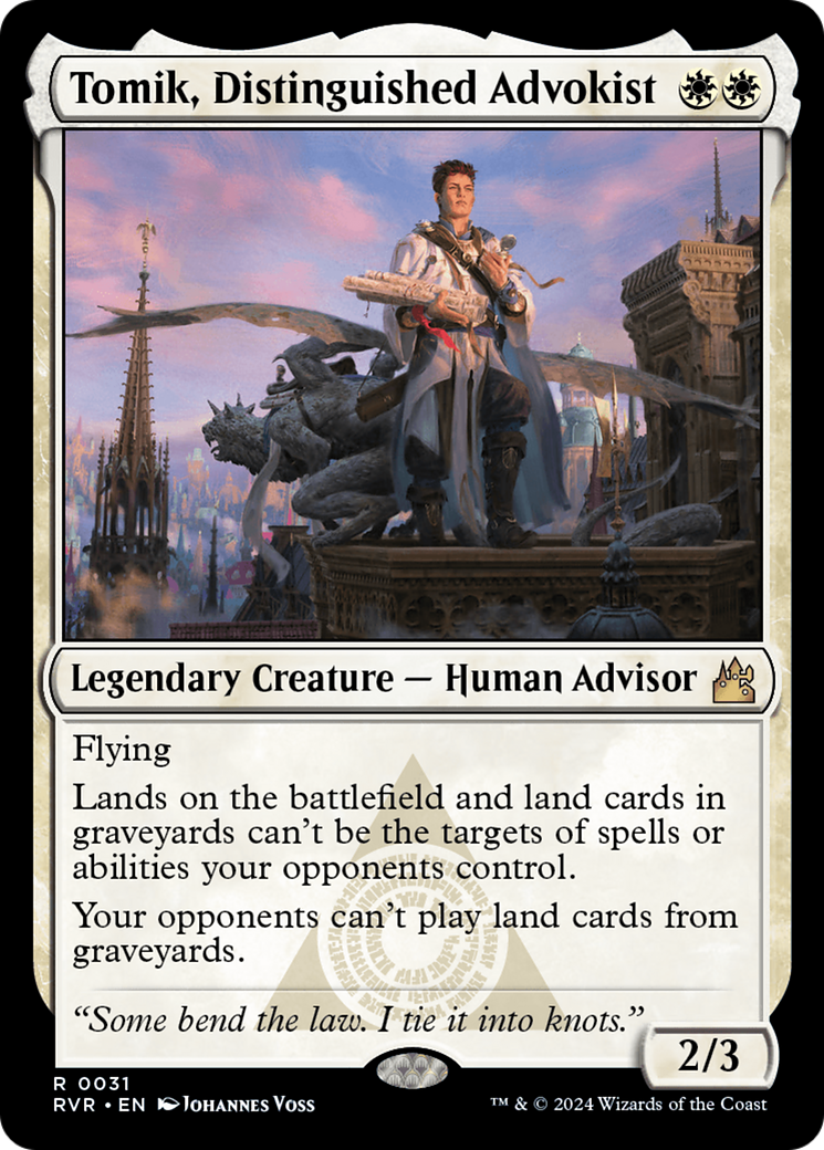 Tomik, Distinguished Advokist [Ravnica Remastered] | Eastridge Sports Cards & Games