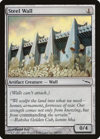 Steel Wall [Mirrodin] | Eastridge Sports Cards & Games