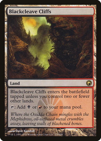 Blackcleave Cliffs [Scars of Mirrodin] | Eastridge Sports Cards & Games