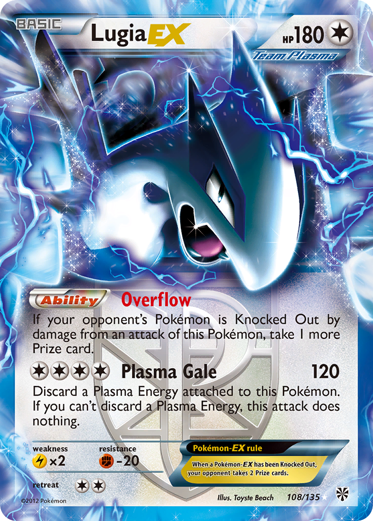 Lugia EX (108/135) [Black & White: Plasma Storm] | Eastridge Sports Cards & Games