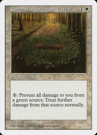 Circle of Protection: Green [Fifth Edition] | Eastridge Sports Cards & Games