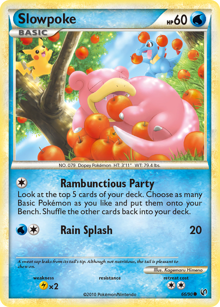 Slowpoke (66/90) [HeartGold & SoulSilver: Undaunted] | Eastridge Sports Cards & Games