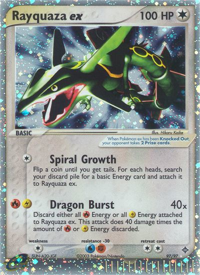 Rayquaza ex (97/97) [EX: Dragon] | Eastridge Sports Cards & Games