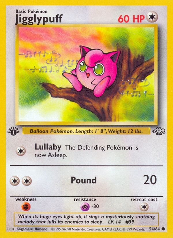 Jigglypuff (54/64) [Jungle 1st Edition] | Eastridge Sports Cards & Games