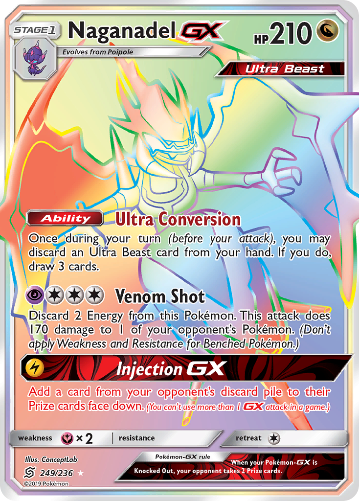 Naganadel GX (249/236) [Sun & Moon: Unified Minds] | Eastridge Sports Cards & Games