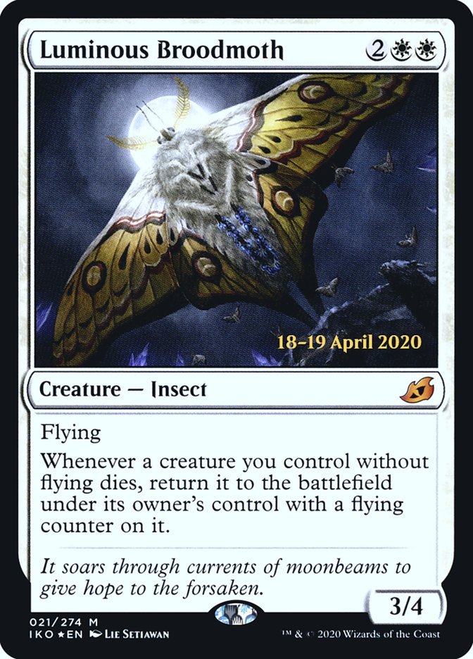 Luminous Broodmoth  [Ikoria: Lair of Behemoths Prerelease Promos] | Eastridge Sports Cards & Games