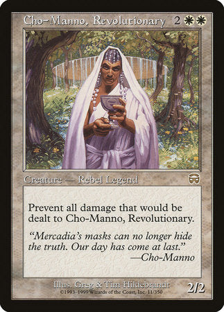 Cho-Manno, Revolutionary [Mercadian Masques] | Eastridge Sports Cards & Games