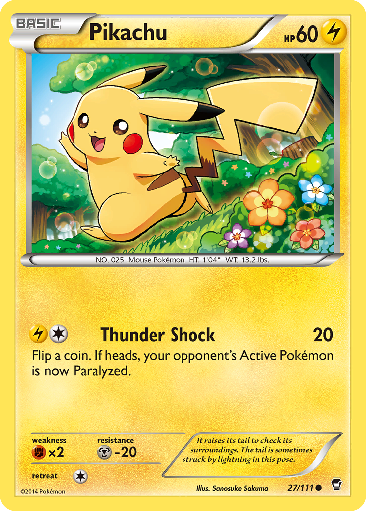 Pikachu (27/111) [XY: Furious Fists] | Eastridge Sports Cards & Games