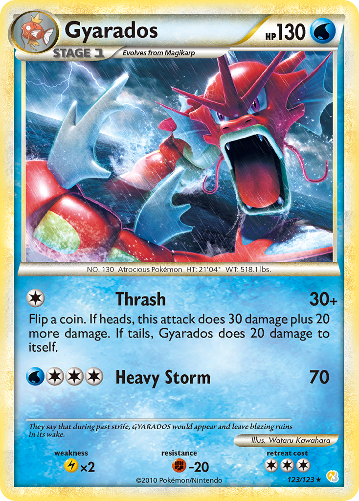 Gyarados (123/123) [HeartGold & SoulSilver: Base Set] | Eastridge Sports Cards & Games