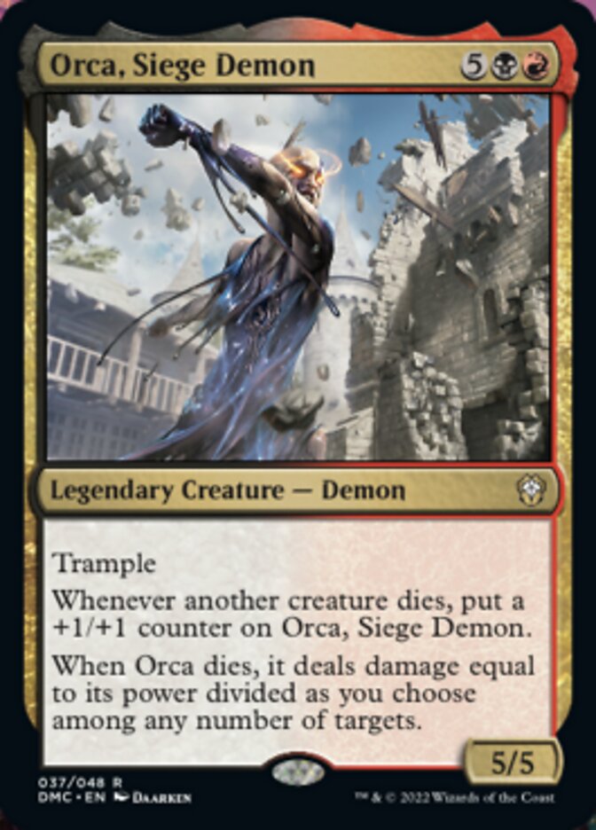 Orca, Siege Demon [Dominaria United Commander] | Eastridge Sports Cards & Games