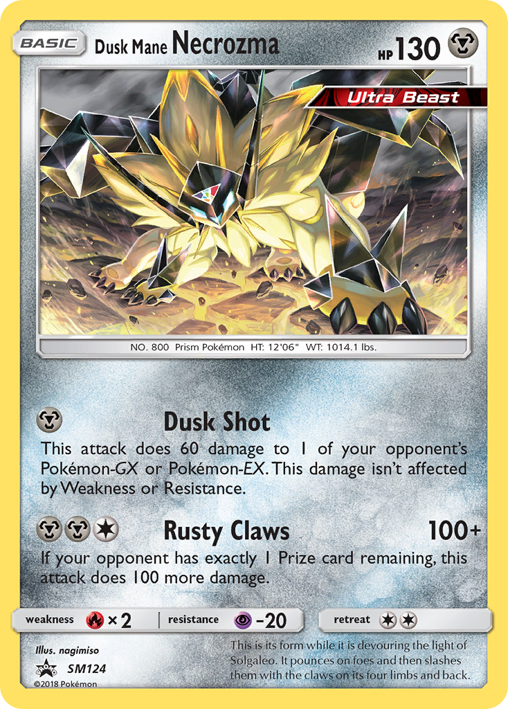 Dusk Mane Necrozma (SM124) [Sun & Moon: Black Star Promos] | Eastridge Sports Cards & Games