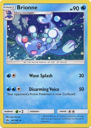 Brionne (40/149) (Cosmos Holo) [Sun & Moon: Base Set] | Eastridge Sports Cards & Games